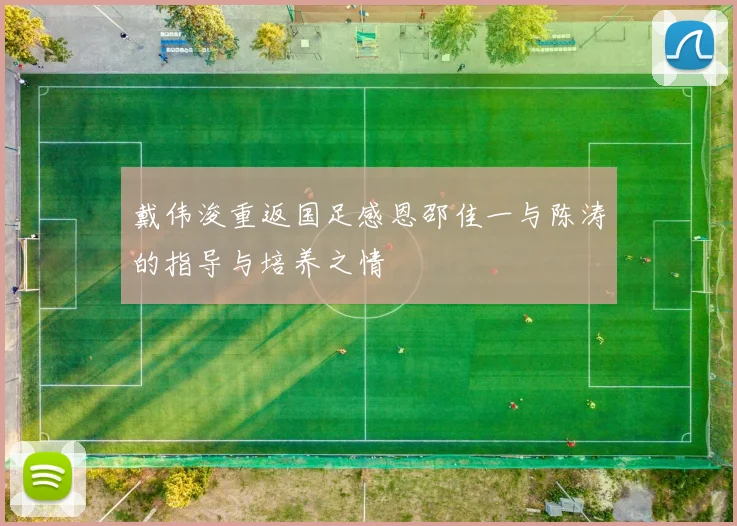 戴伟浚重返国足感恩邵佳一与陈涛的指导与培养之情